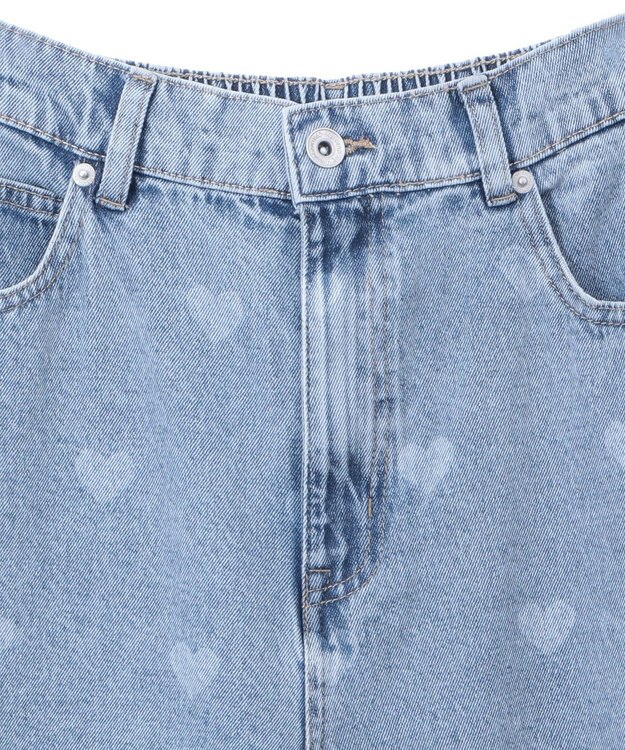 Green Parks ・ＳＵＧＡＲ　ＳＰＯＯＮ　ハート抜染ｐｔデニム Indigo