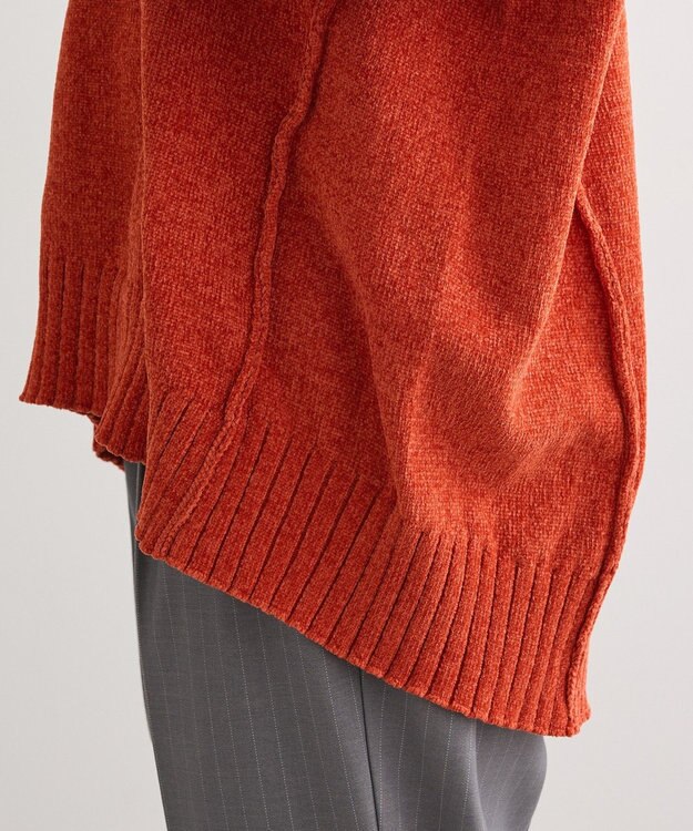 Green Parks リラックスモールニットチュニック Orange