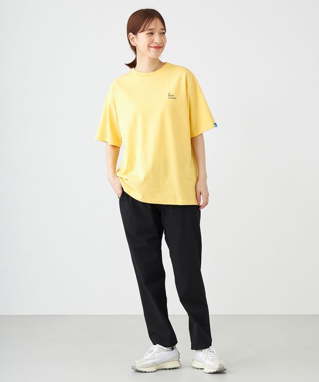 SHARE PARK LADIES 【EC限定カラーあり・UVカット・吸水速乾】カラフルロゴバックプリントＴシャツ イエロー系