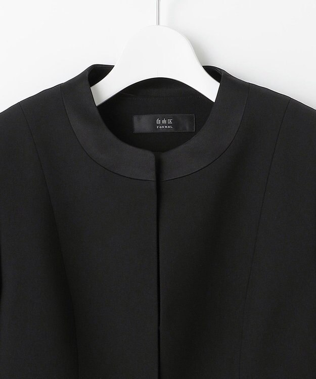 自由区 FORMAL 【ウォッシャブル対応】ウォッシャブルドビーアンサンブル ブラック系