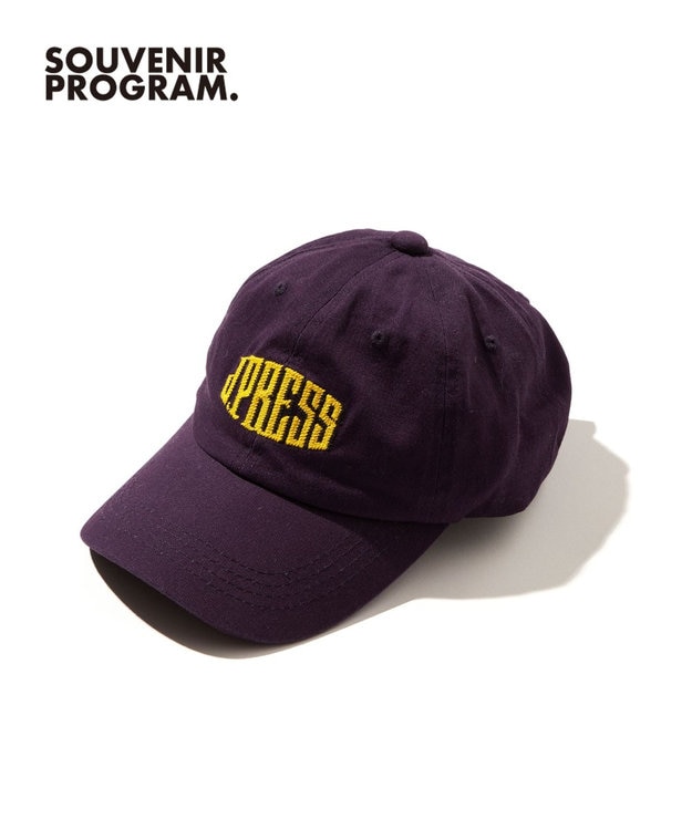 J.PRESS MEN 【J.PRESS ORIGINALS】Cotton Twill J.PRESS Logo Cap パープル系