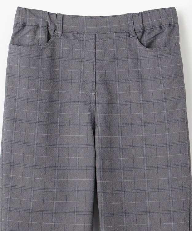 ANY 【ストレッチ/ガードル効果/裏起毛/ウエストゴム】大人の7daysウォームタッチパンツ チェック