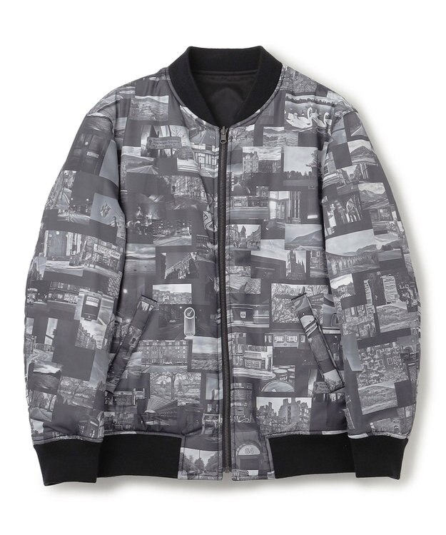 JOSEPH HOMME フォトグラフィックロンドン  MA-1 ブラック系