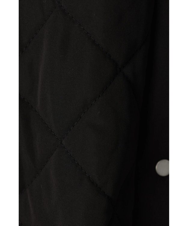 CRAFT STANDARD BOUTIQUE ダイヤキルトロングコート Black