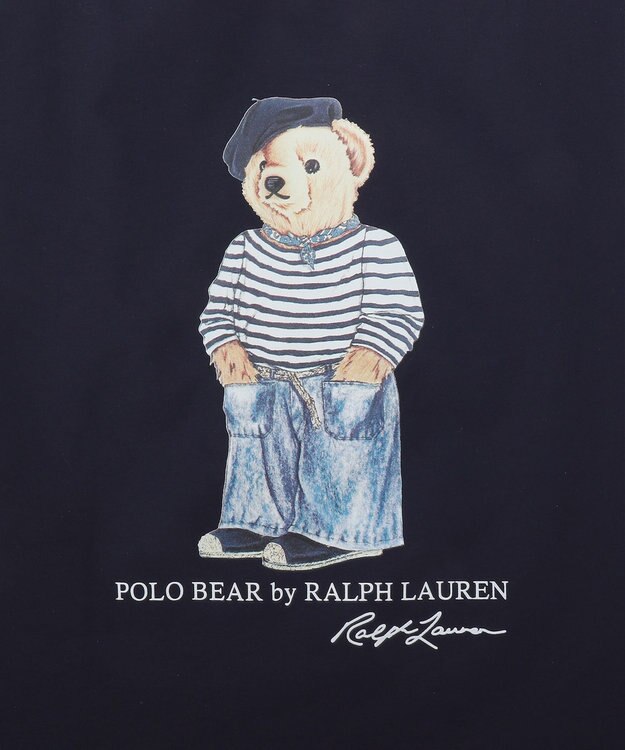 MOONBAT 【2WAY/撥水】POLO RALPH LAUREN フレンチベア ベルト付きレインバッグ ネイビーブルー