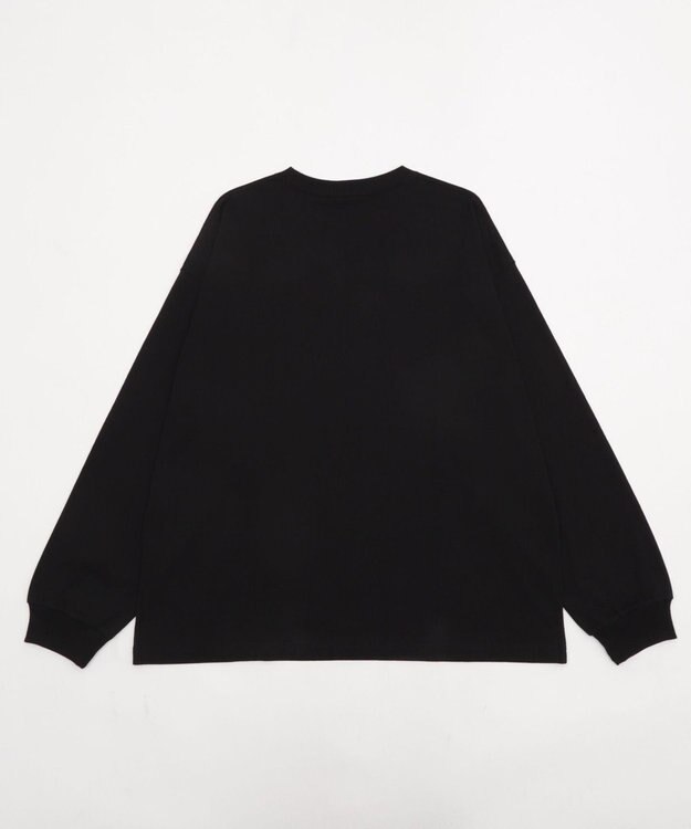 WEGO 【ユニセックス着用ITEM/MLサイズ展開】別注VISIONベアワンポイントT（LS） ブラック