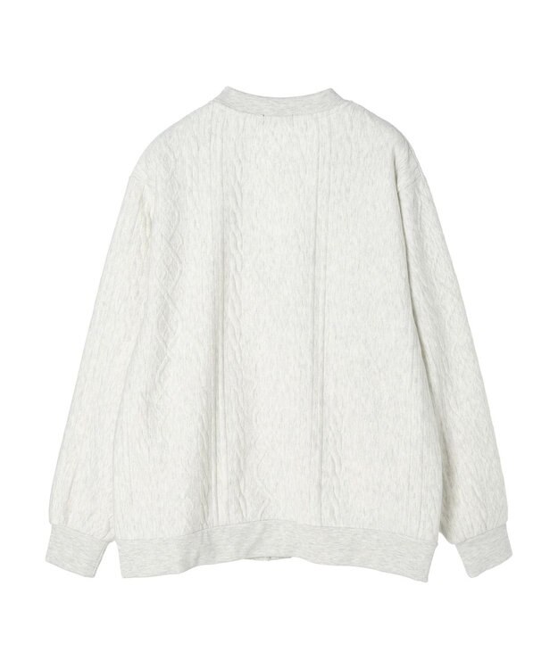 CRAFT STANDARD BOUTIQUE ケーブル柄カットカーディガン2 Oatmeal