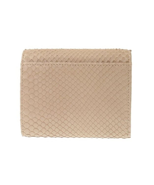 genten ベージュ がま口 二つ折り財布 がま口長財布 レディース