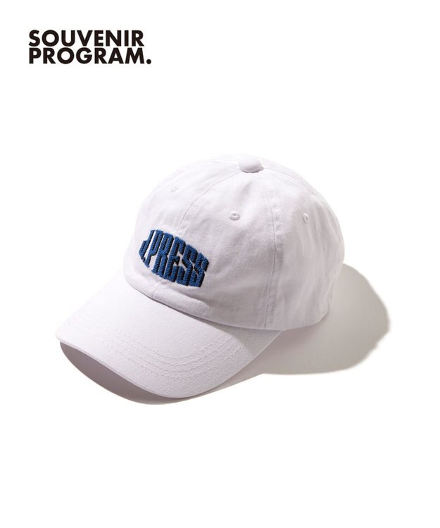 J.PRESS MEN 【J.PRESS ORIGINALS】Cotton Twill J.PRESS Logo Cap ホワイト系