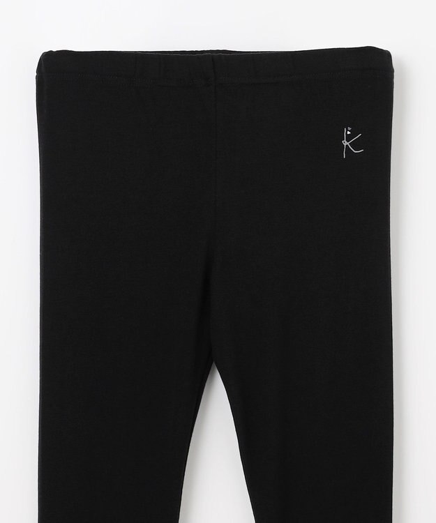 組曲 KIDS 【150-160㎝】なめらかタッチ レギンス ブラック