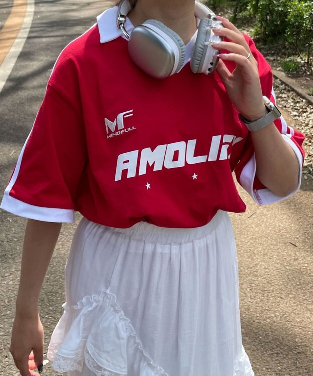 WEGO ゲームグラフィックビッグT レッド