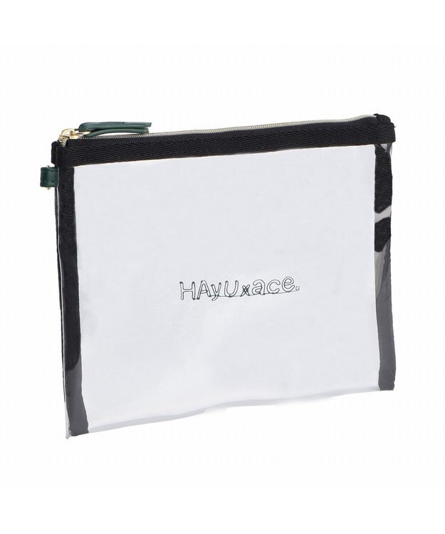 ACE BAGS & LUGGAGE HAyU × ace.  フラットポーチ 3点セット 猫柄 17825 アイボリー