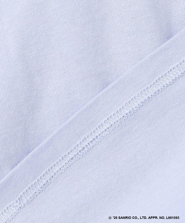 ANY KIDS 【シナモロール×ANY KIDS】アップリケ 長袖Tシャツ サックスブルー