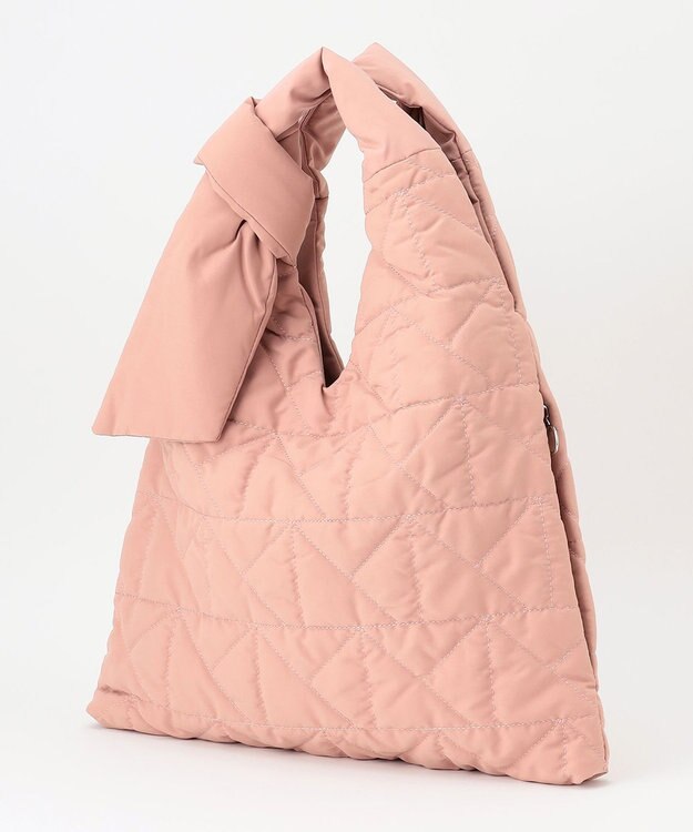 LA BAGAGERIE 【maison vert】 【超軽量！】キルティングトライアングルトートバッグ ピンク