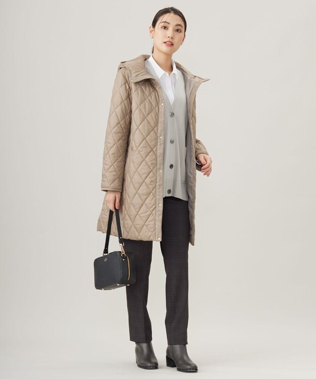 J.PRESS LADIES 【2way】レザー ショルダー バッグ ブラック系