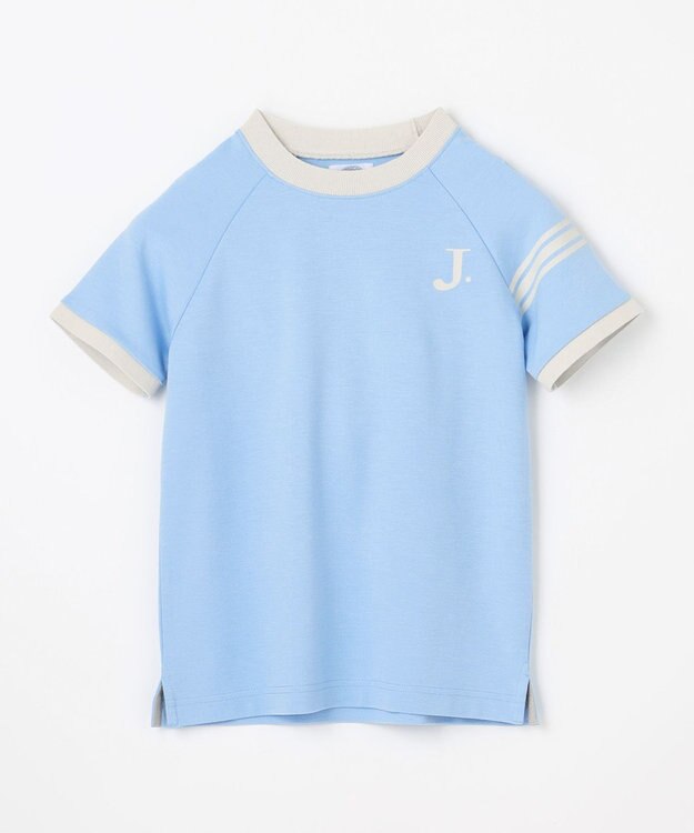J.PRESS KIDS 【吸水速乾】【140-170cm】ポンチローマ ラグランＴシャツ サックスブルー系