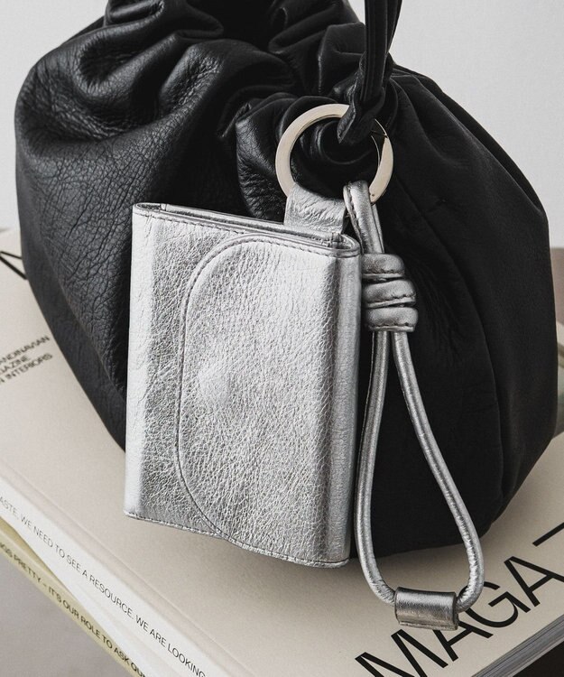 russet レザーキーリング(CE-1455) Silver