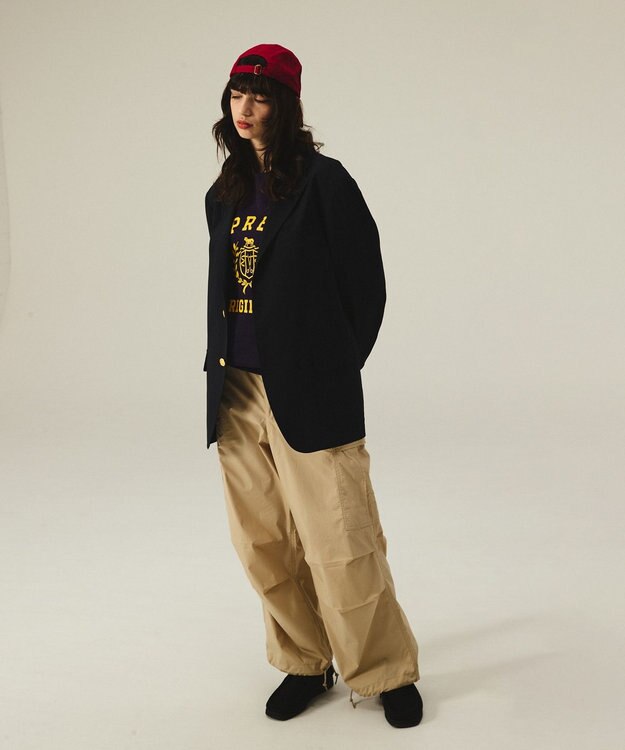 J.PRESS MEN 【J.PRESS ORIGINALS】【UNISEX】Stretch Weather Cloth Easy Cargo Trousers ベージュ系