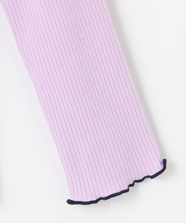 組曲 KIDS 【100㎝】パフスリーブ トップス ラベンダー系