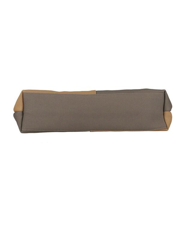 ROOTOTE 1302【A4サイズ収納】LT.ラウンド.アミ.ニット-A 03：キャメル×グレー