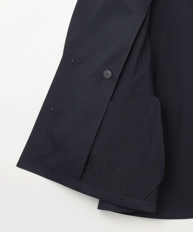 組曲 【WEB限定】コットンライクツイル ショートトレンチコート ネイビー系