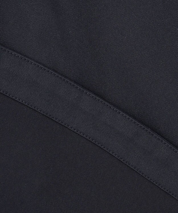 組曲 【WEB限定】コットンライクツイル ショートトレンチコート ネイビー系