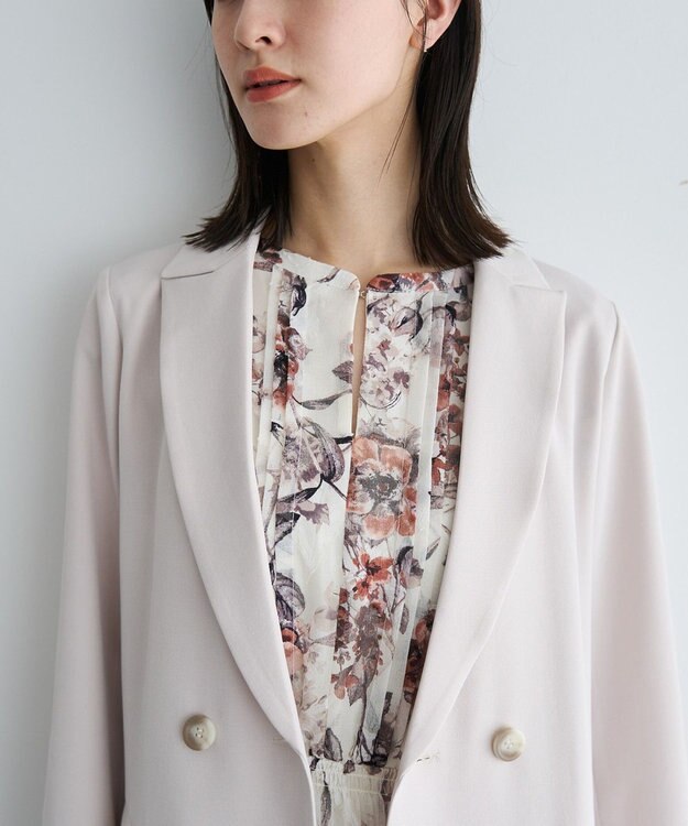 YECCA VECCA ダブルブレストジャケット Light Beige