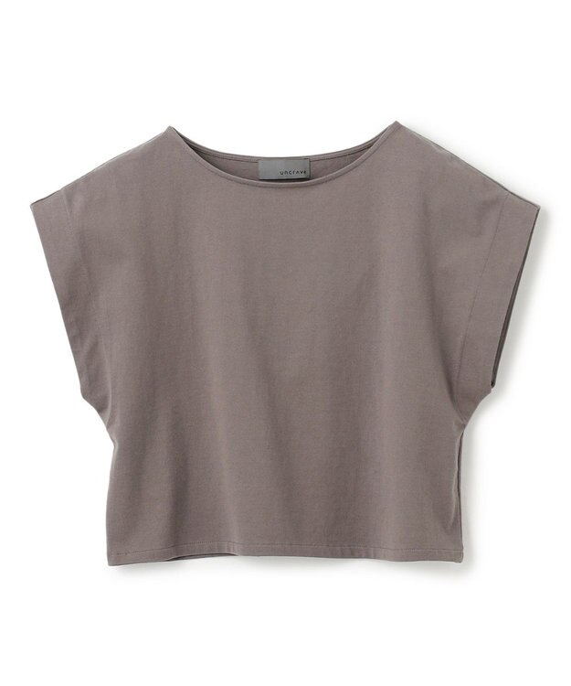 uncrave プレーンストレッチ ショートトップス トープ