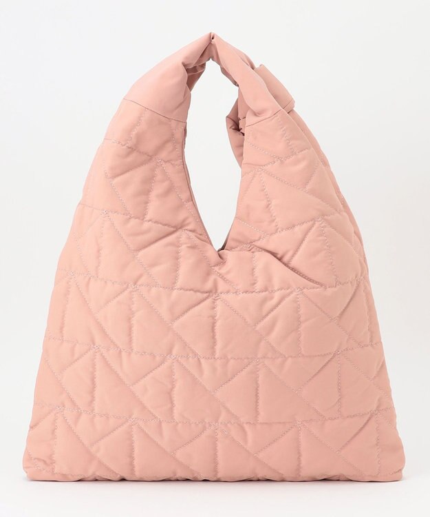 LA BAGAGERIE 【maison vert】 【超軽量！】キルティングトライアングルトートバッグ ピンク