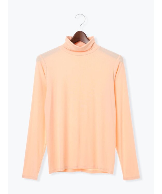 Te chichi 吸湿発熱タートルネックカットソー《2025winter catalog item》 オレンジ