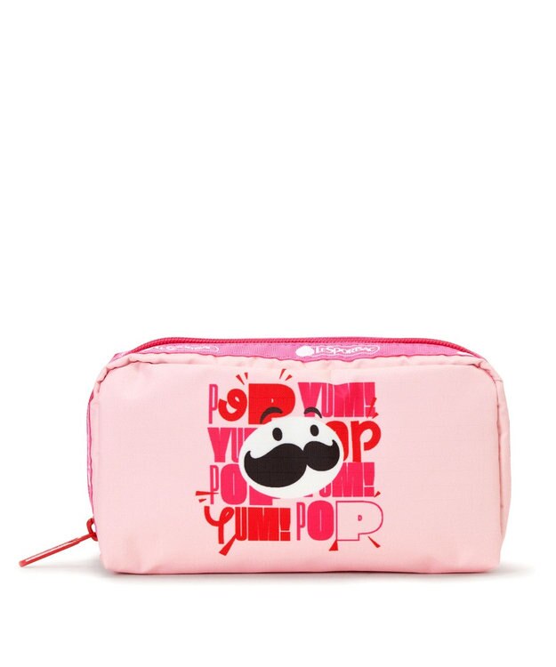 LeSportsac RECTANGULAR COSMETIC/プリングルズピンクレクタンギュラーコスメティック プリングルズピンクレクタンギュラーコスメティック