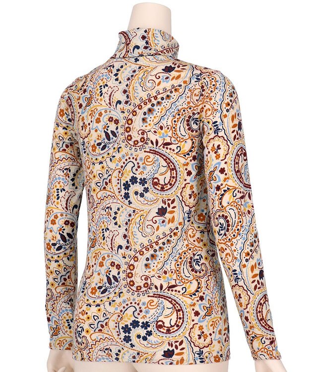 WACOAL あったかTシャツ あったかインナー アウターとしても利用可 保温性 ハイネック 10分袖 長袖 レディース CLD726 /ワコール クリーム