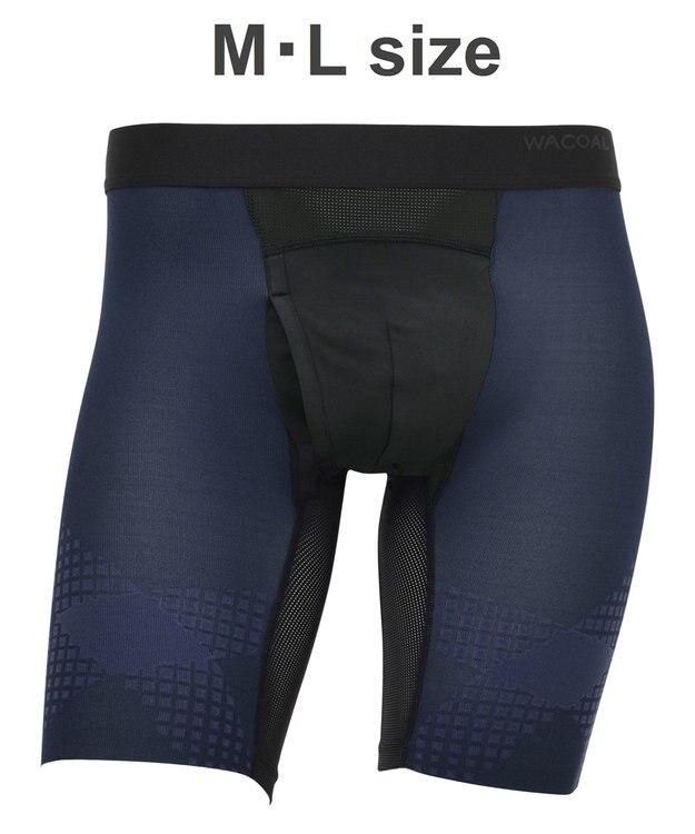 WACOAL MEN 【クロスウォーカー】 はいて歩いて、カロリー消費アップ ムレ軽減設計 ロング丈 前開き WX5014 /ワコールメン コン