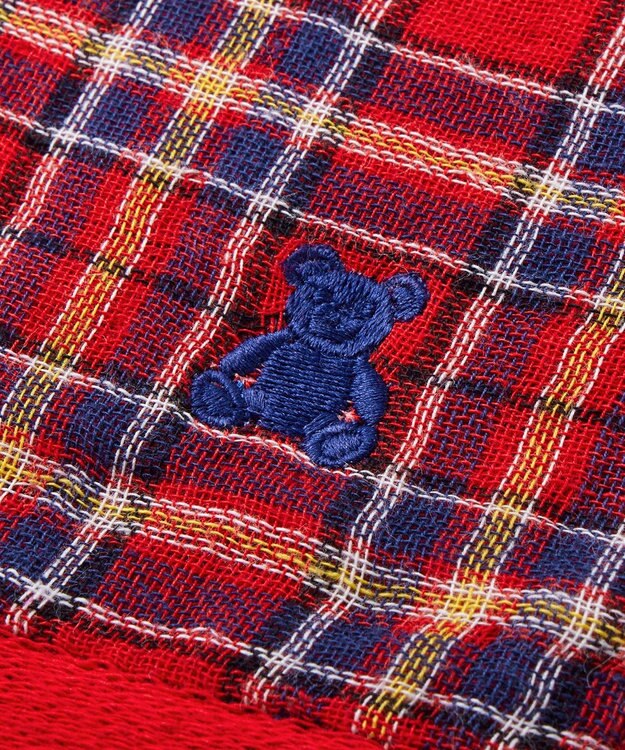 MIKI HOUSE HOT BISCUITS 【ふわはだたおる】ハンドタオル 赤