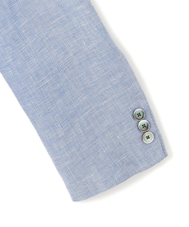 J.PRESS MEN 【WEB・一部店舗限定】リネンブリーザブルメッシュ ジャケット サックスブルー系