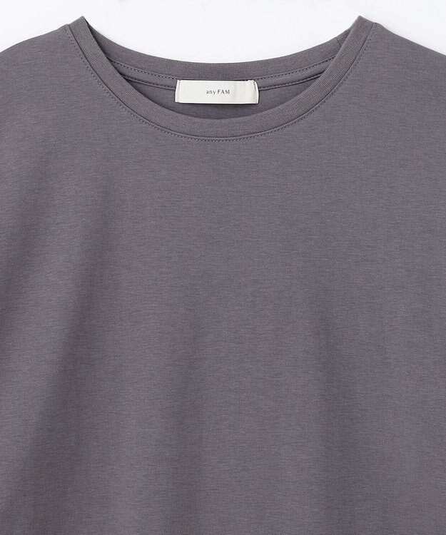 ANY 【UVケア】ビューティベーシックロングＴシャツ チャコール