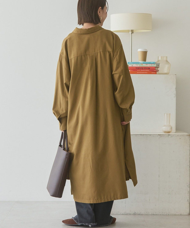 AMERICAN HOLIC T/Rカルゼロングシャツワンピース Olive