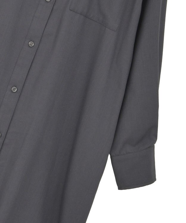 AMERICAN HOLIC T/Rカルゼロングシャツワンピース Charcoal Gray