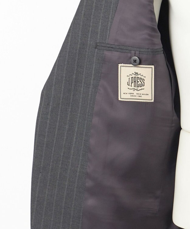 J.PRESS MEN 【ESSENTIAL CLOTHING】インテリジェント ストライプスーツ グレー系2