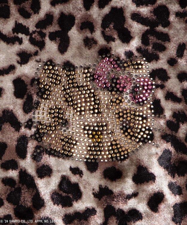 WEGO 【サンリオ】HELLOKITTYコラボベロアパーカー 柄1