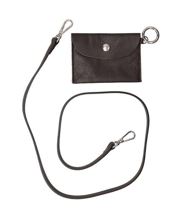 INTER-CHAUSSURES 【MARCO MASI】ポーチ付きフェイクファーバッグ マルチ