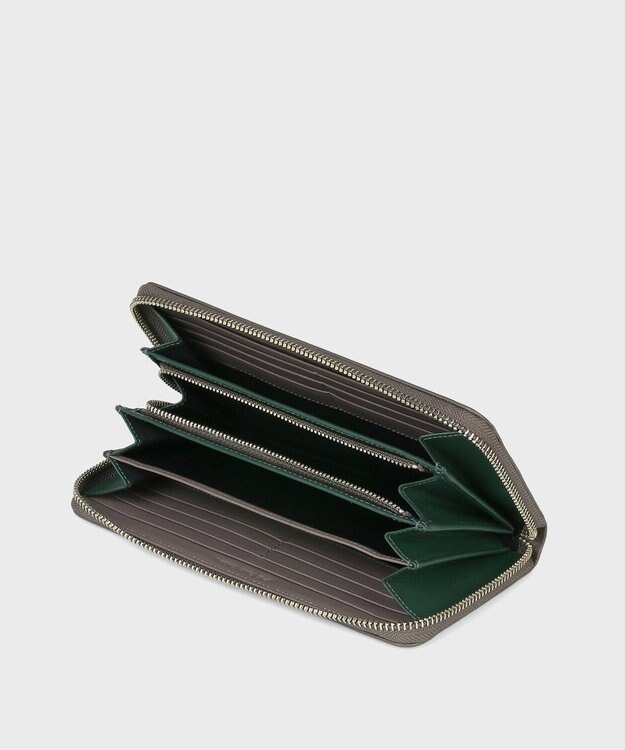 Paul Smith PS Paul Smith ドローイング ラウンドジップ 長財布 グレイッシュベージュ