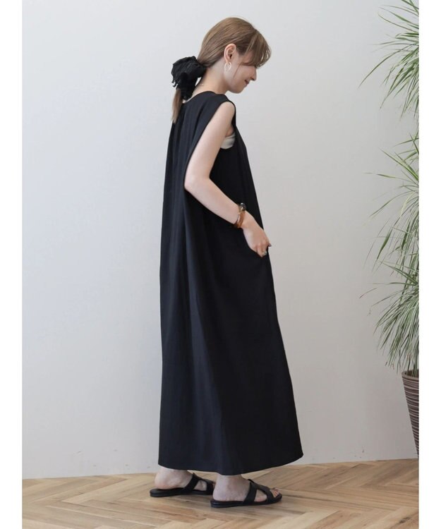 AMERICAN HOLIC ショルダータックノースリーブワンピース Black