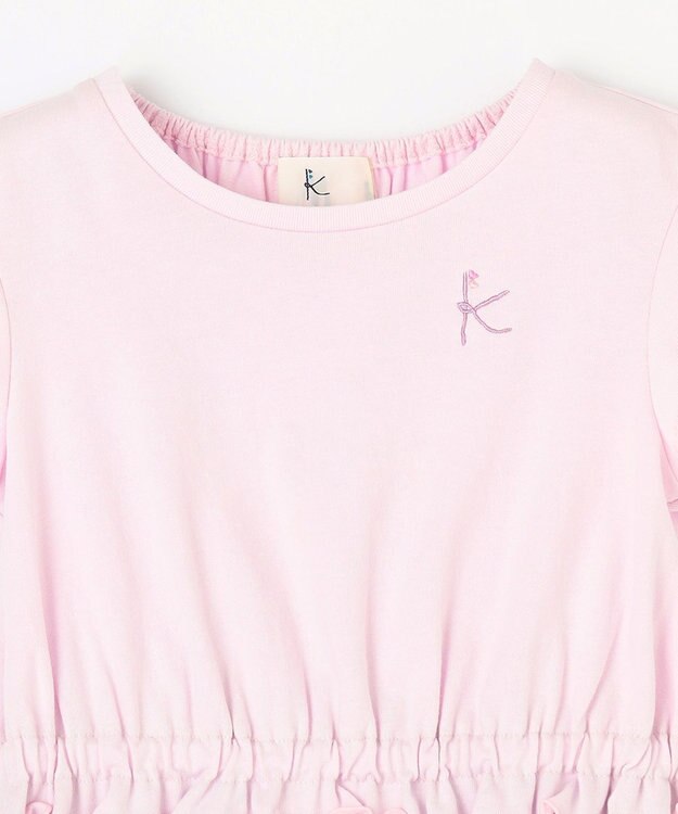 組曲 KIDS 【110-140㎝】ブルーアイドグラスドッキング ワンピース マカロンピンク系5