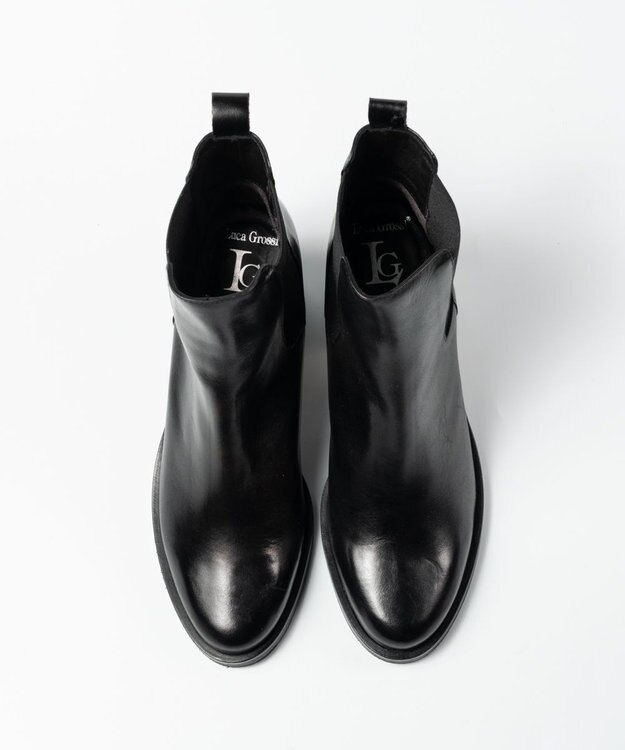 BONTRE 【LucaGrossi/ルカグロッシ】サイドゴアヒールブーツ/F209T-RA ブラック