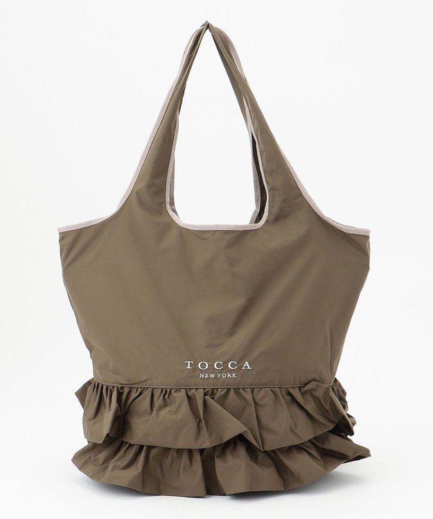 TOCCA FRILL SUBBAG サブバッグ カーキ系