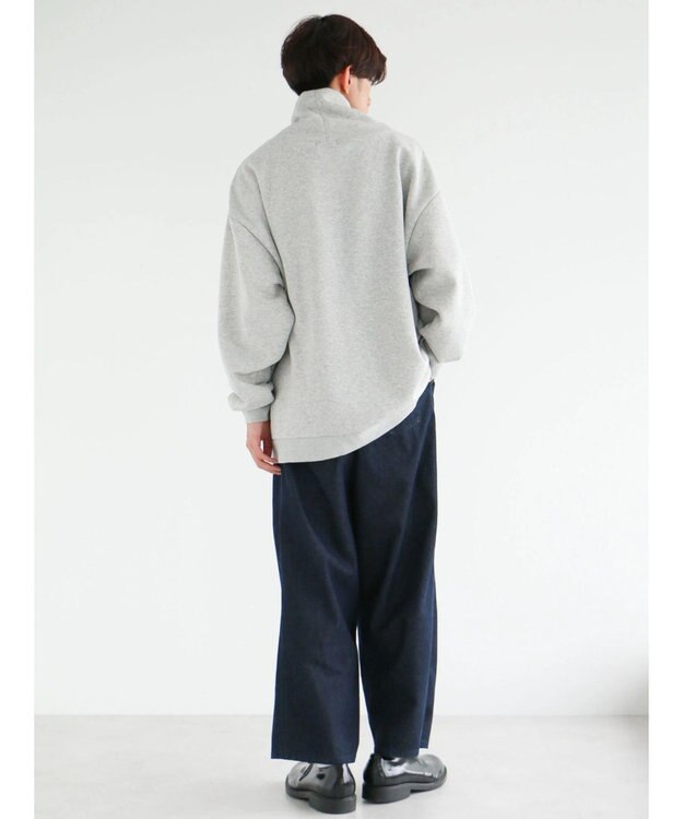 CRAFT STANDARD BOUTIQUE 【男女兼用】裏起毛タートルスウェット Gray Mixture