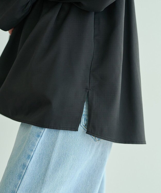 YECCA VECCA フラワーレースブラウス Black