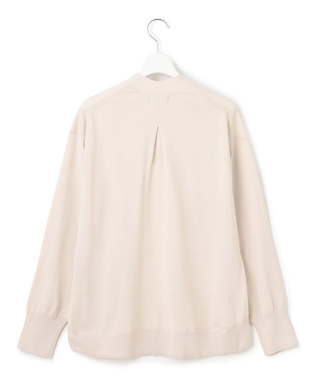 J.PRESS YORK STREET 【WOMEN】シアーカーディガン ライトグレー系