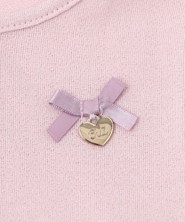 ANY KIDS 接触冷感 UVケア カーディガン ラベンダー